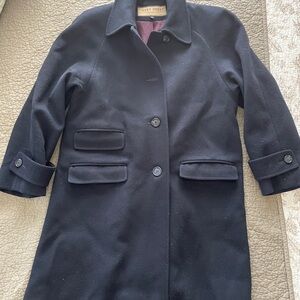 Women's Navy/Black Dress Coat